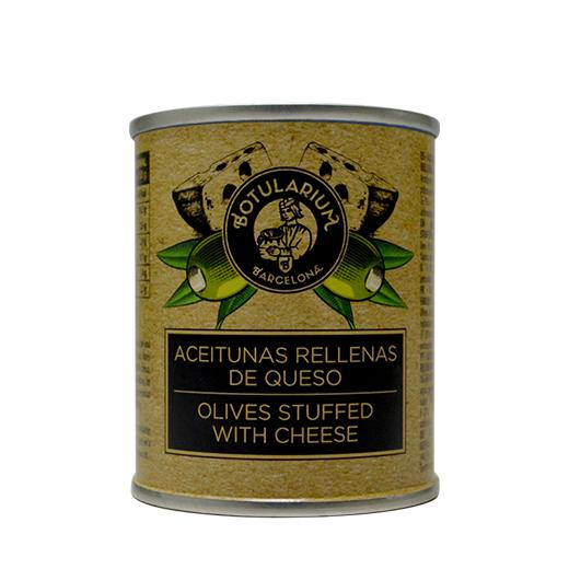 Aceitunas rellenas de queso Botularium (latita minibar 50g)