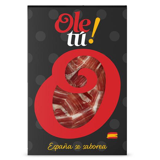 Sobre de Jamón Ibérico cortado a cuchillo 50%cebo. 100g