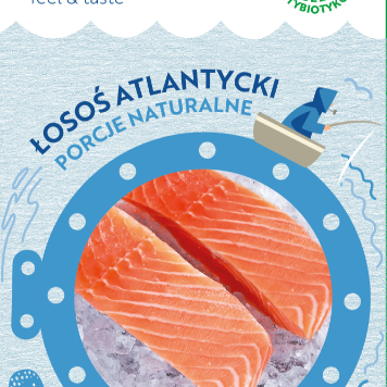 FEELO Salmon portions skinless 2x125g box frozen