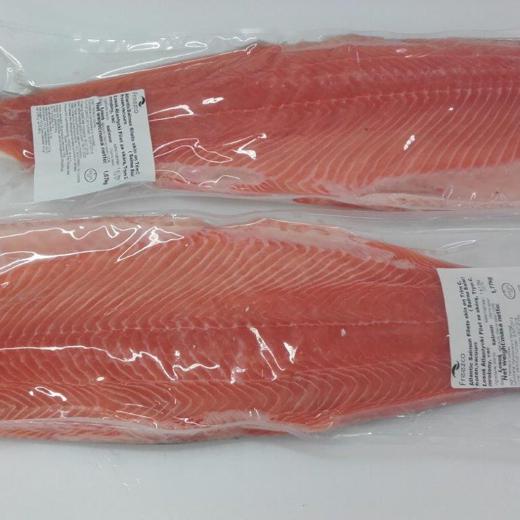 Salmon fillet Trim C 1.4-1.8kg VAC frozen