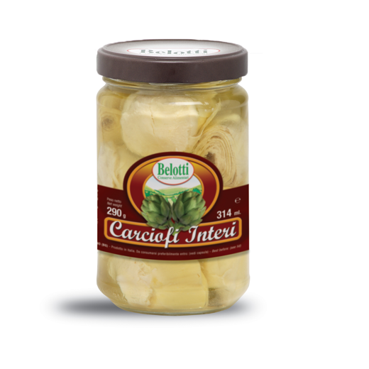 WHOLE ARTICHOKES IN SUNFLOWER OIL - 314ml