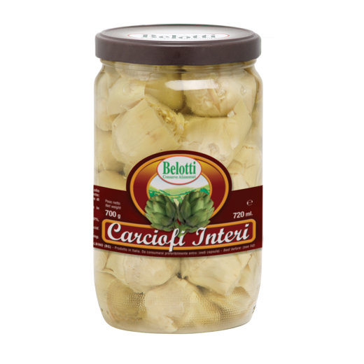 WHOLE ARTICHOKES IN SUNFLOWER OIL - 720ml