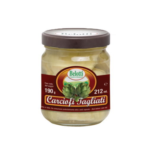 CUT ARTICHOKES IN SUNFLOWER OIL - 212ml