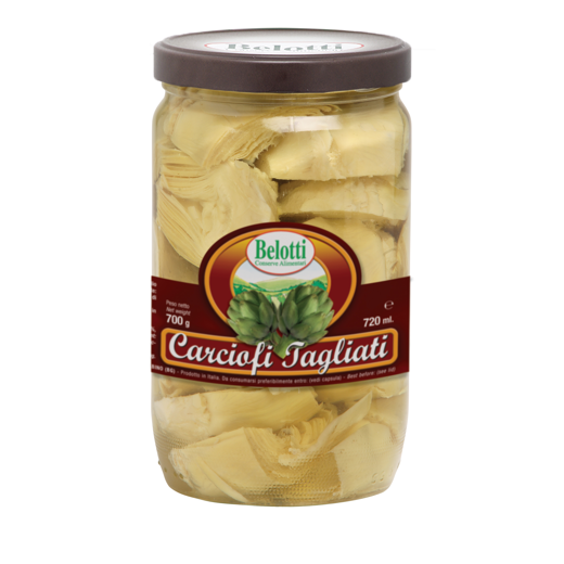 CUT ARTICHOKES IN SUNFLOWER OIL - 720ml