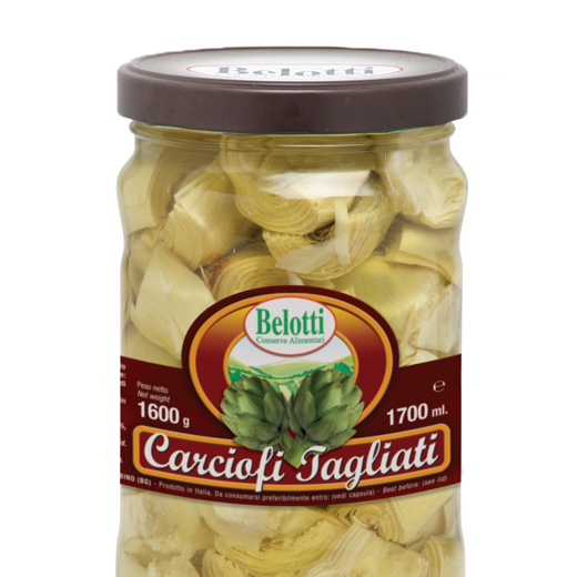 CUT ARTICHOKES IN SUNFLOWER OIL - 1700ml