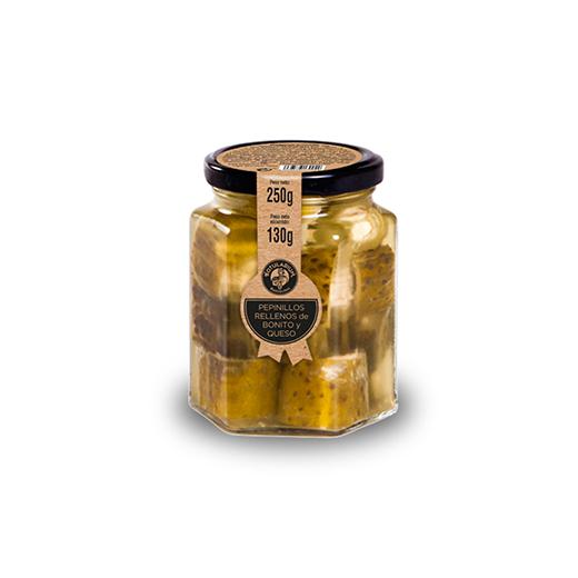 Pepinillos Rellenos de Bonito y Queso Botularium (284ml)