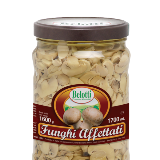 SLICED MUSHROOMS IN SUNFLOWER OIL - 1700ml