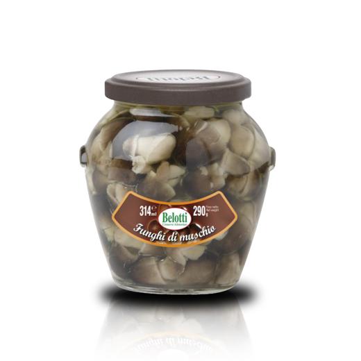 STRAW MUSHROOMS IN OLIVE OIL - ORCIO VASE - 314ml