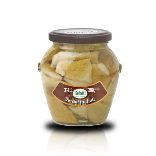 SLICED PORCINI MUSHROOMS IN OLIVE OIL - ORCIO VASE - 314ml