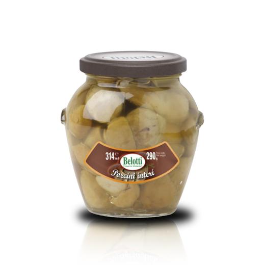 WHOLE PORCINI MUSHROOMS IN OLIVE OIL - ORCIO VASE - 314ml