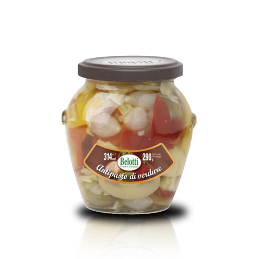 VEGETABLE APPETISER IN OLIVE OIL - ORCIO VASE - 314ml