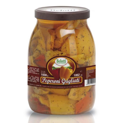 GRILLED PEPPERS IN SUNFLOWER OIL - 1062ml