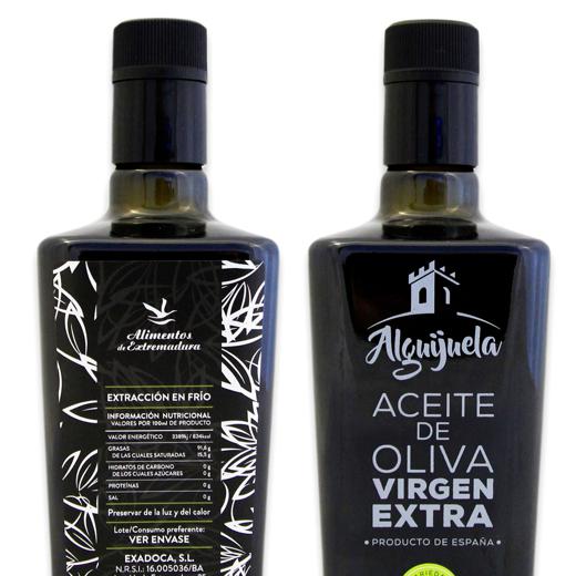 ACEITE DE OLIVA VIRGEN EXTRA  ALGUIJUELA GOURMET 500 ML