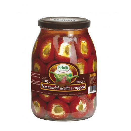 RIC/CAP STUFFED CHILI PEPPERS IN SUNFLOWER OIL - 1062ml