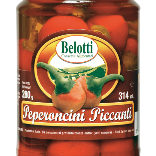 SPICY CHILI PEPPERS IN  SUNFLOWER OIL - 314ml