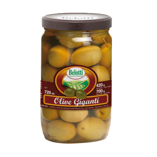 GIANT GREEN OLIVES - 720ml