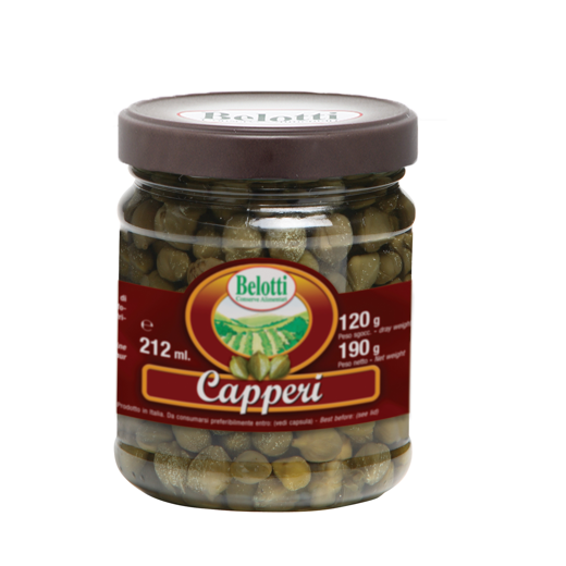 CAPERS IN VINEGAR - 212ml