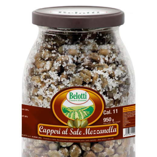 MEZZANELLA CAPERS IN SALT - 1062ml