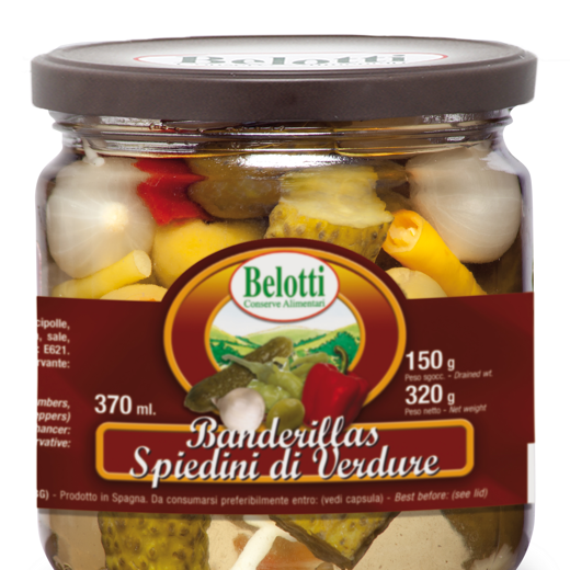 BANDERILLAS - VEGETABLES SKEWERS - 370ml