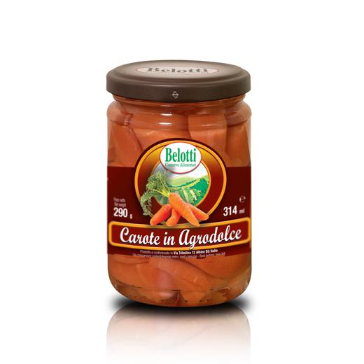 SWEET PICKLED CARROTS - 314ml