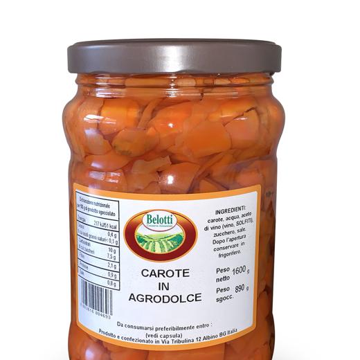 SWEET PICKLED CARROTS - 1700ml