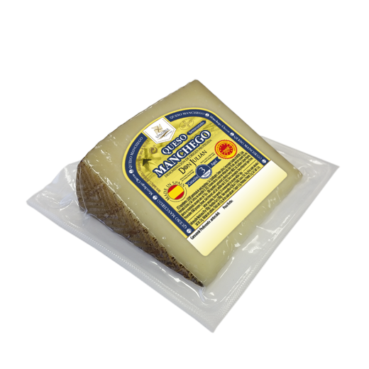 Queso Manchego Semicurado  cuña 200g.