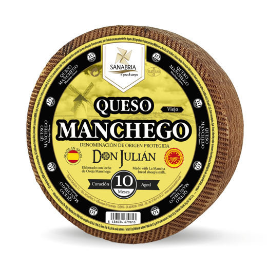 Queso Manchego Viejo 3 Kg.