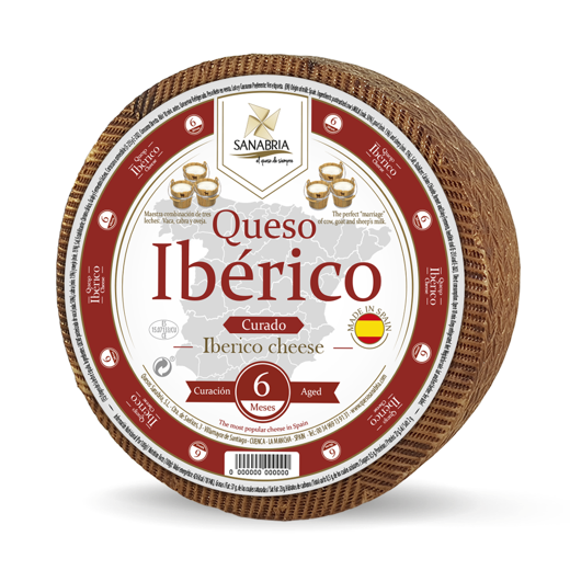 Queso Ibérico Curado 3Kg.