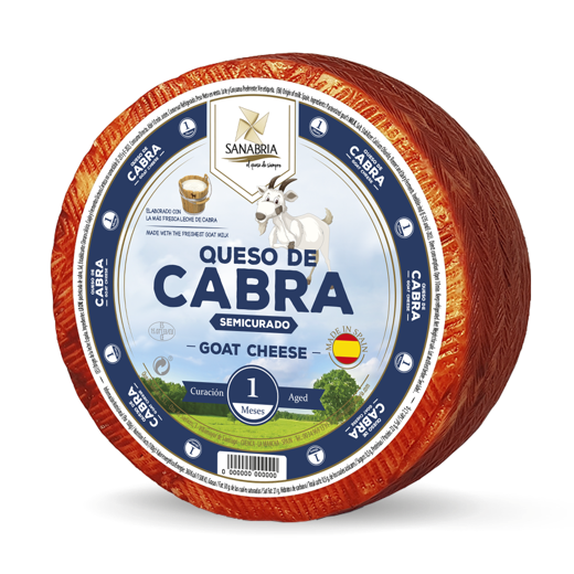 Queso de Cabra Semicurado  3Kg.