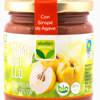 QUINCE EXTRA JAM WITH AGAVE SYRUP 265gr