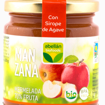 APPLE EXTRA JAM WITH CINNAMON INFUSION WITH AGAVE SYRUP 265gr img0