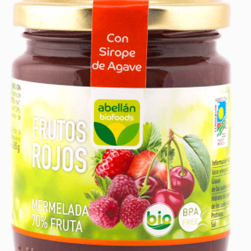 REDFRUITS EXTRA JAM WITH AGAVE SYRUP 265gr img0