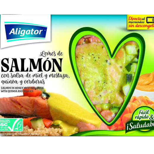 RTE Salmon loin with honey img0