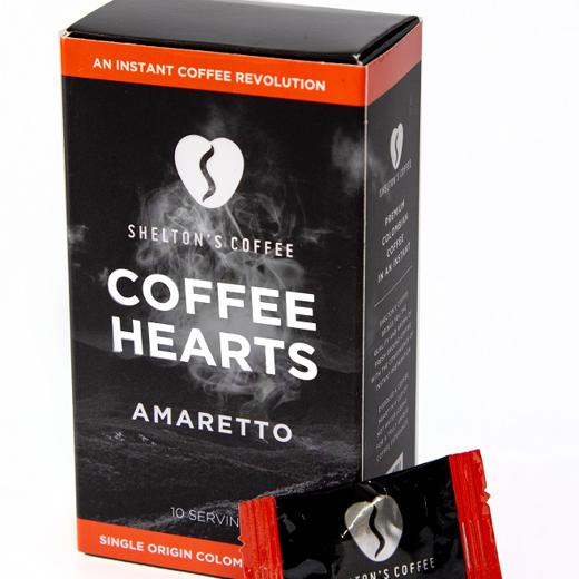 Shelton's Coffee Hearts Amaretto Flavour img1