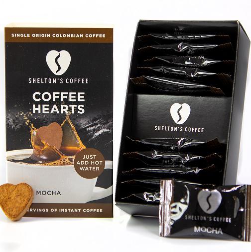 Shelton's Coffee Hearts Mocha Flavour