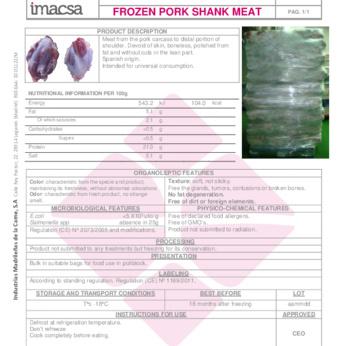 FROZEN PORK SHANK MEAT img4