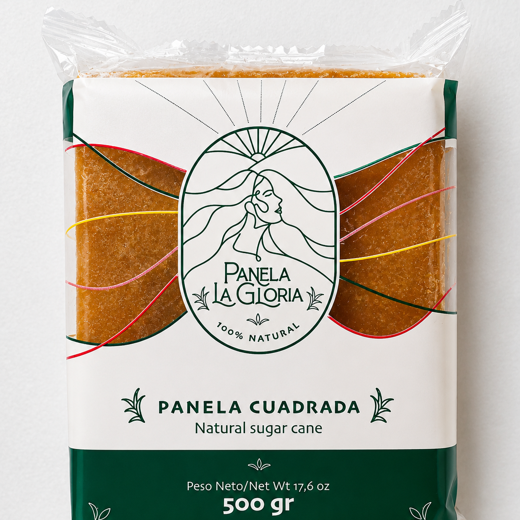 Panela en bloque redonda, pastilla o cuadrada