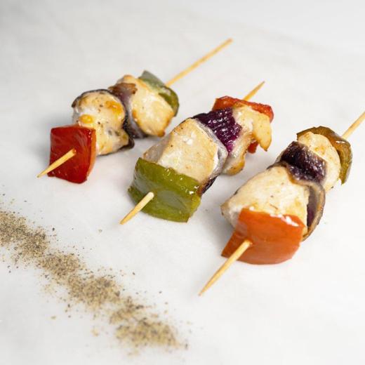 Brocheta Mini (Pollo, Pimiento y Cebolla)