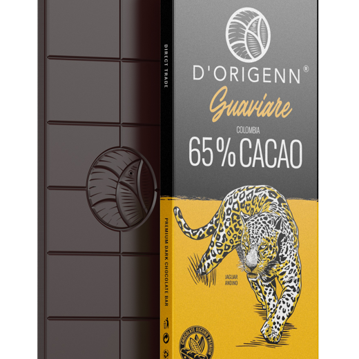 Barras de chocolate 65% y 70% origen Tumaco, Huila, Sierra Nevada y Guaviare peso neto 70 gr img3