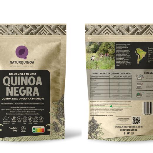 Quinoa real negra organica premium