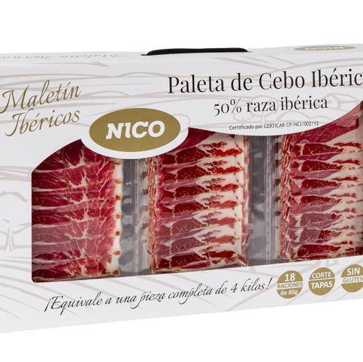 PACK LONCHEADO PALETA DE CEBO IBERICA 50% raza ibérica.