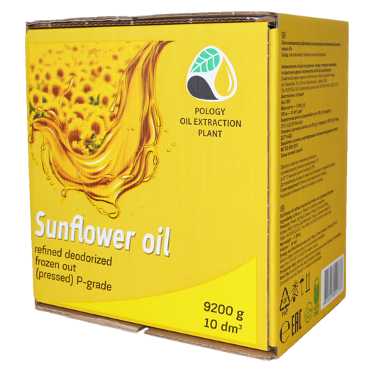 10.0 L bag-in-box SUNFLOWER OIL REFINED, DEODORIZED, WINTERIZED (PRESSED), P mark img1