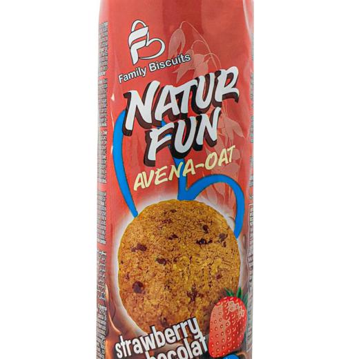 NATUR FUN OAT STRAWBERRY & CHOCOLATE Family Biscuits img0