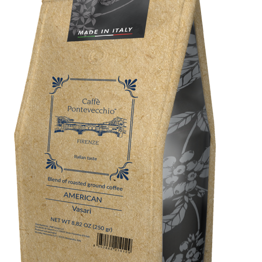 Italian artisan coffee "American" ground coffee quality ''Vasari''(250 g)