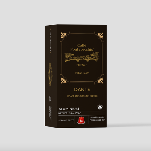 Luxury Nespresso compatible capsules - DANTE (10 capsules pack) img2