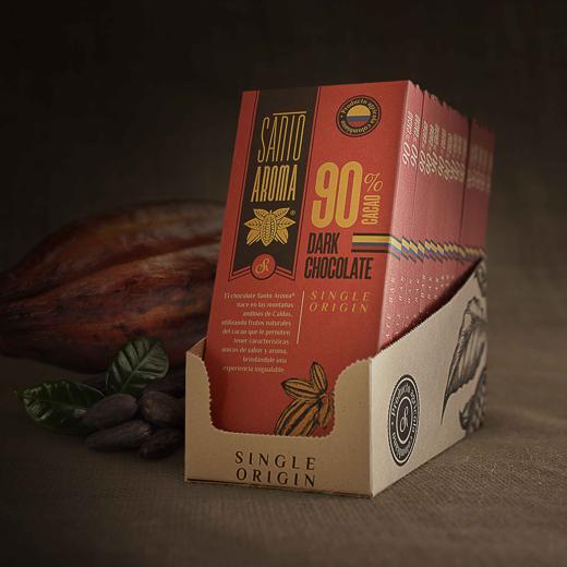 Chocolate semiamargo 90% cacao