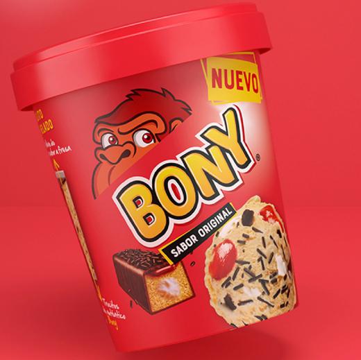 HELADO DE BONY 500 ML 6 UN