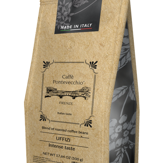 Italian artisan coffee beans - 500 g quality UFFIZI