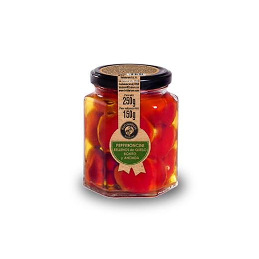 Pepperoncini rellenos de bonito, queso y anchoa Botularium (284ml) img0