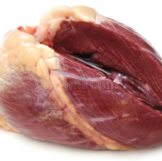 frozen beef hearts, poly